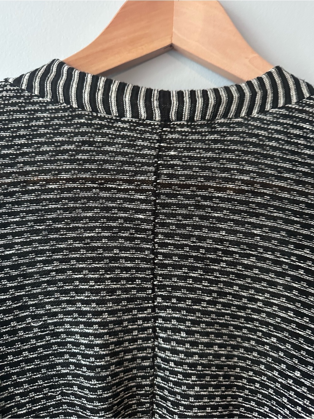 Eileen Fisher Woman 100% Organic Linen Striped Kimono Cardigan Duster 3X - Picture 3 of 10